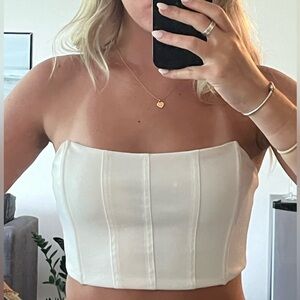 White Corset Top
